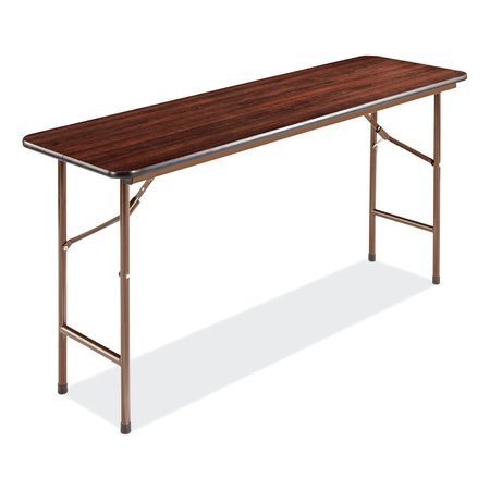 ALERA Rectangular Tables, 59.78" W, 17.75" L, 29.13" H, Laminate Top, Mahogany FT726018MY